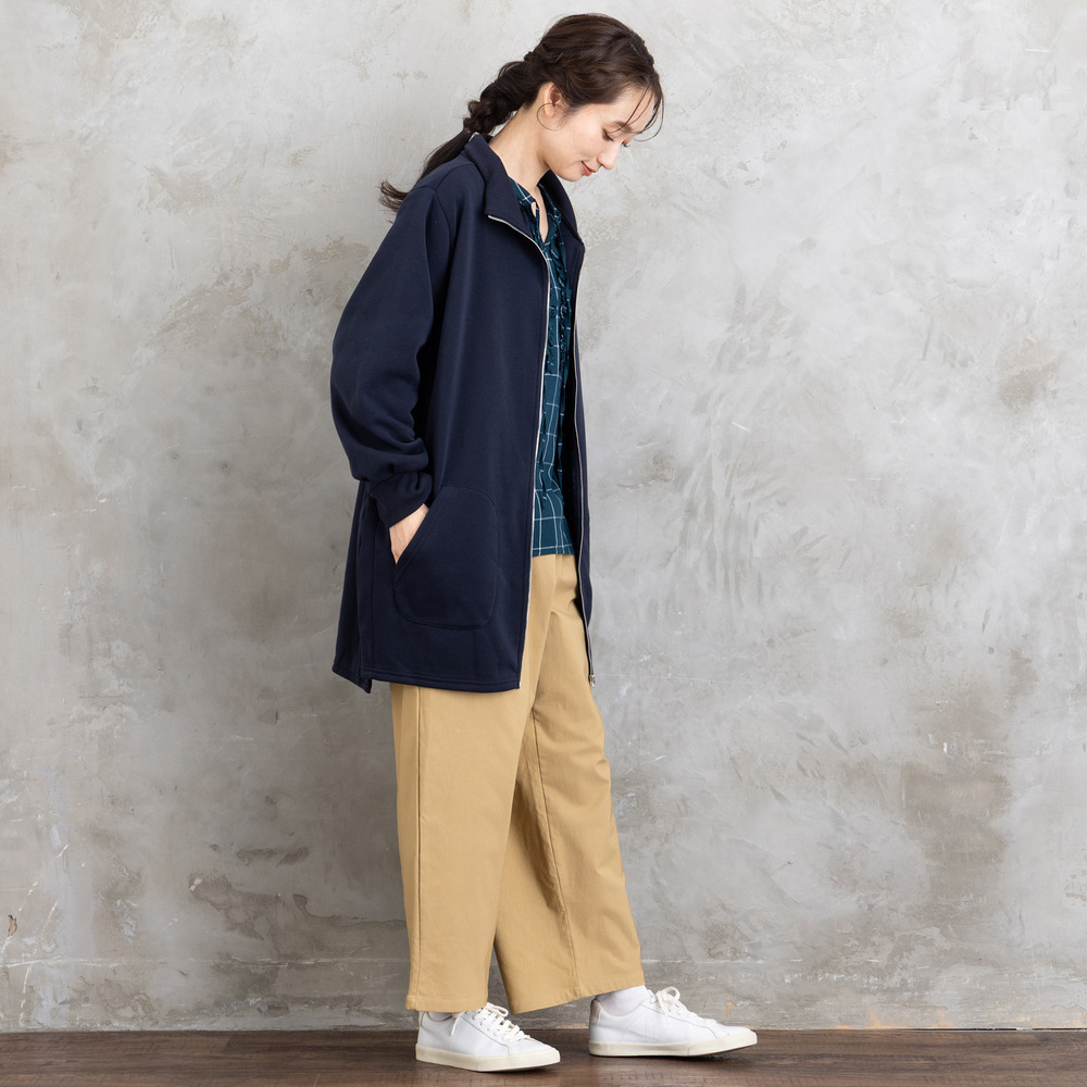 【sabstreet bis】【web限定】 【アンチピリング】スタンドカラージップブルゾン9