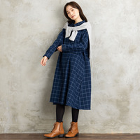 【sabstreet bis】【web限定】 起毛シャツワンピース