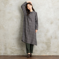 【sabstreet bis】【web限定】 起毛シャツワンピース