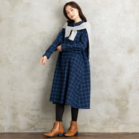 【sabstreet bis】【web限定】 起毛シャツワンピース