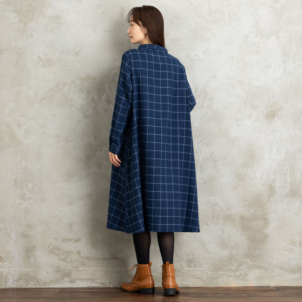 【sabstreet bis】【web限定】 起毛シャツワンピース15