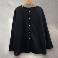 【sabstreet bis】【web限定】ドットボタンカーディガン