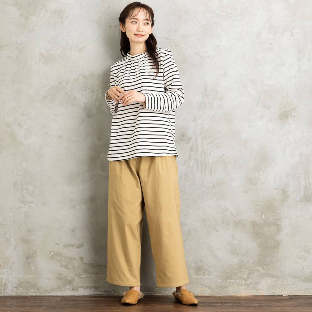 【sabstreet bis】【web限定】 【発熱保湿加工】イージーパンツ6