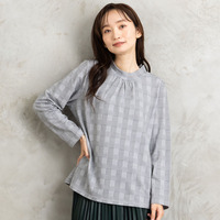 【吸湿・発熱】裏起毛モックネックインナーカットソー