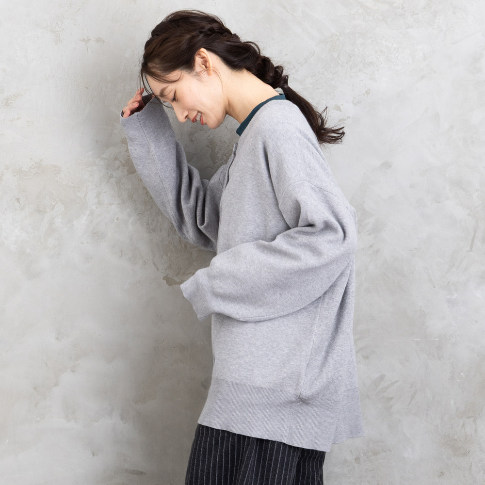 クルーネックカーディガン15