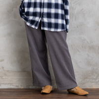 ウールライクワイドパンツ