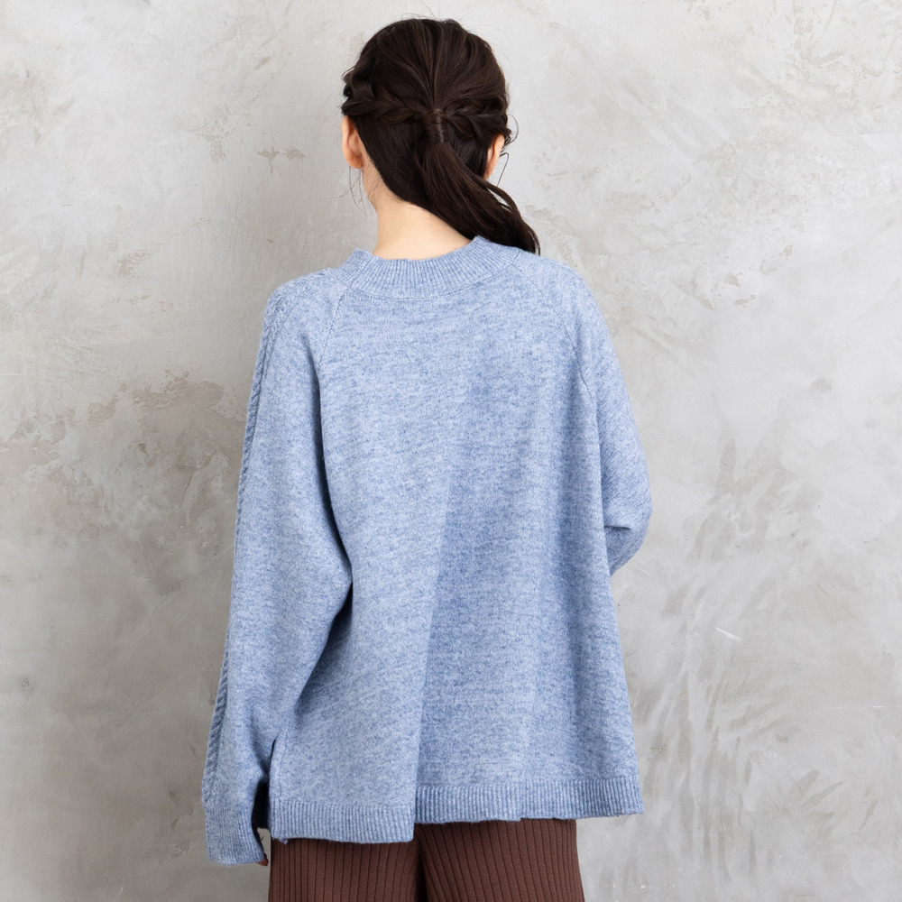 【sabstreet bis】【web限定】 Aラインケーブルニットプルオーバー16