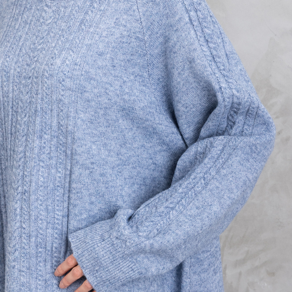 【sabstreet bis】【web限定】 Aラインケーブルニットプルオーバー18