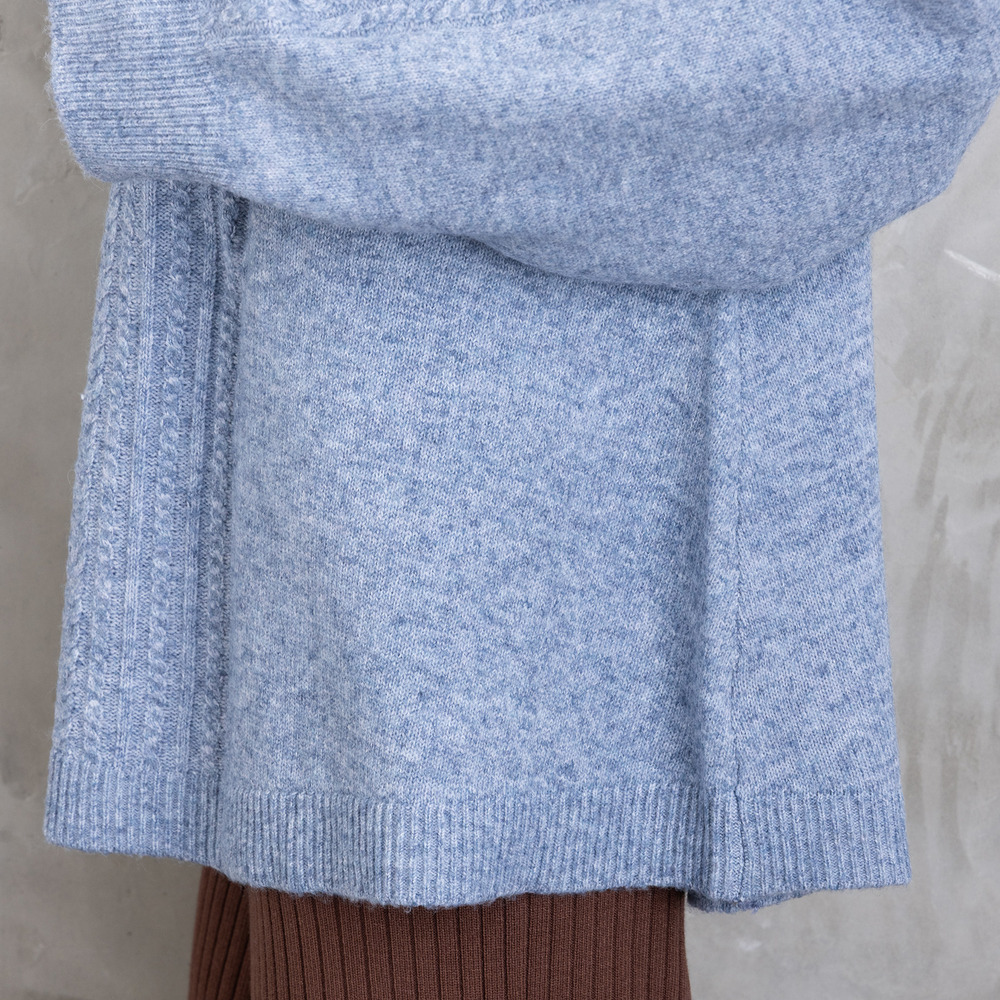 【sabstreet bis】【web限定】 Aラインケーブルニットプルオーバー19