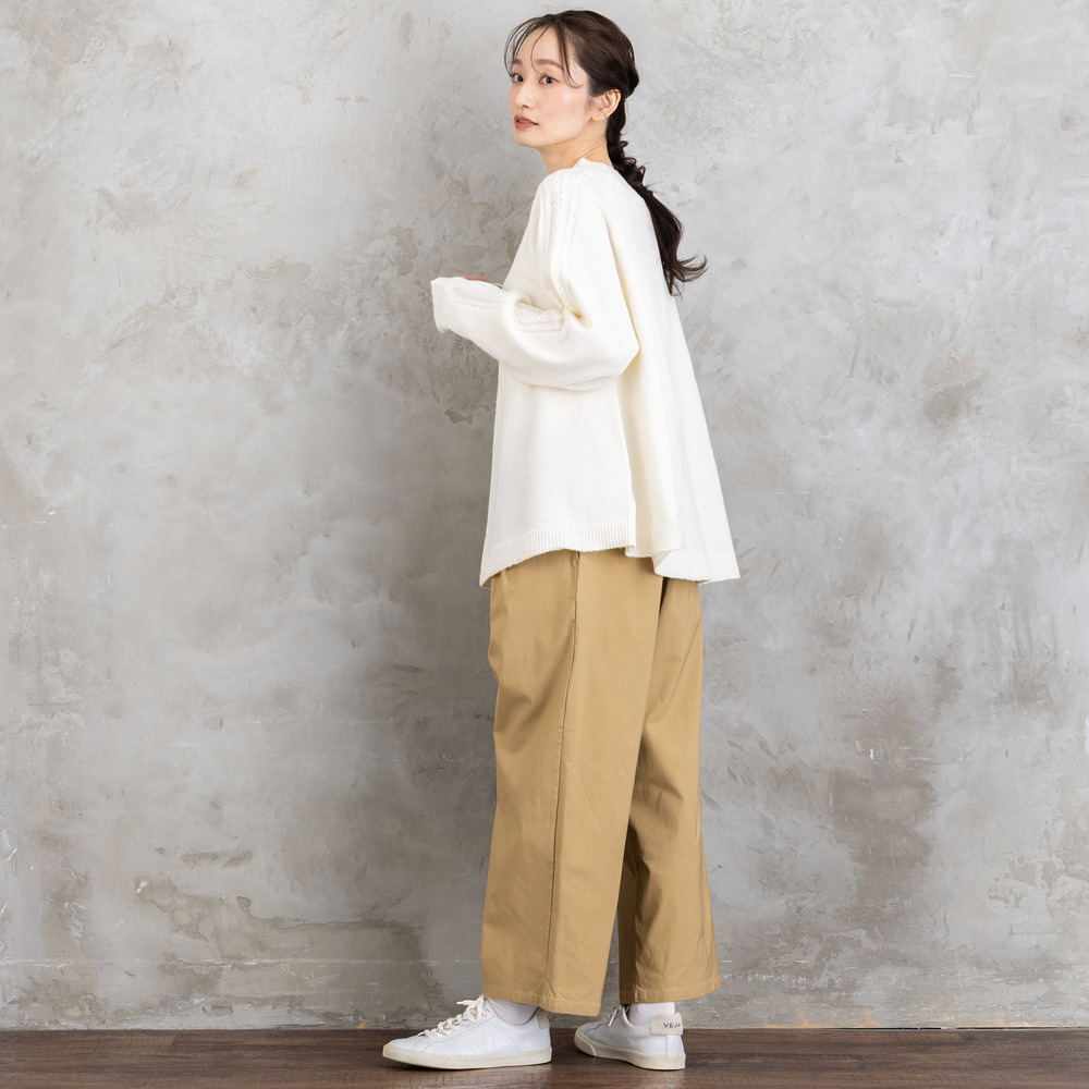 【sabstreet bis】【web限定】 Aラインケーブルニットプルオーバー6