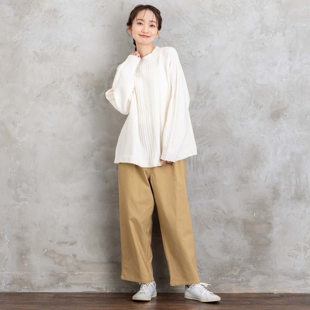 【sabstreet bis】【web限定】 Aラインケーブルニットプルオーバー7