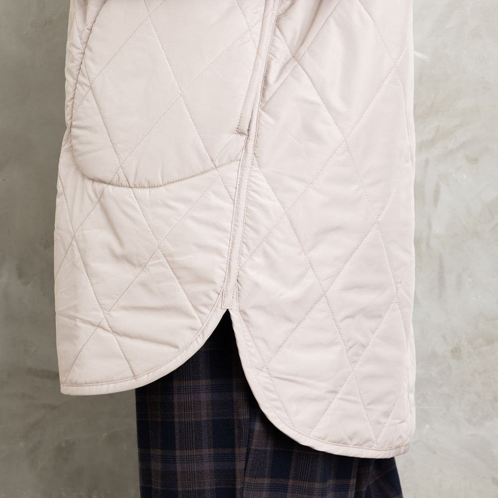 21号(6L~) ファー×キルティングリバーシブルコート22