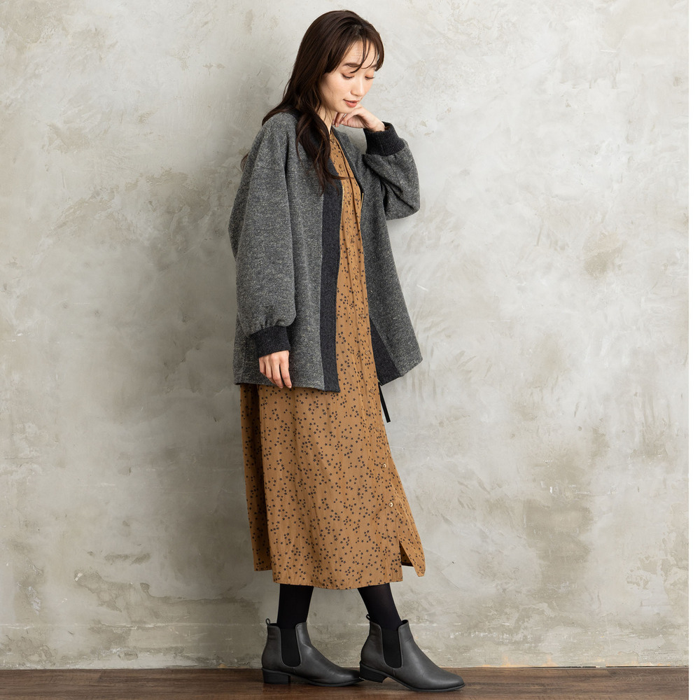 21号(6L~) イタリアンエアリーリブデザインジップブルゾン15