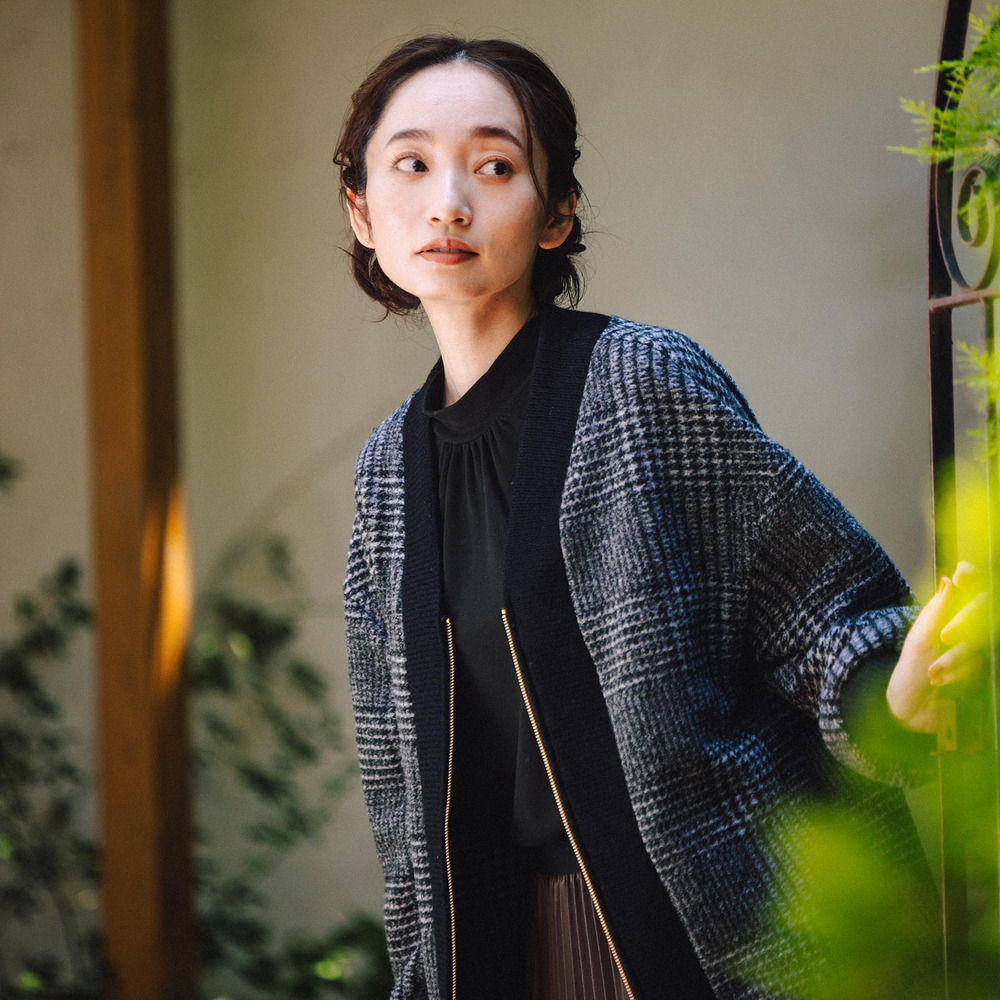 21号(6L~) イタリアンエアリーリブデザインジップブルゾン4