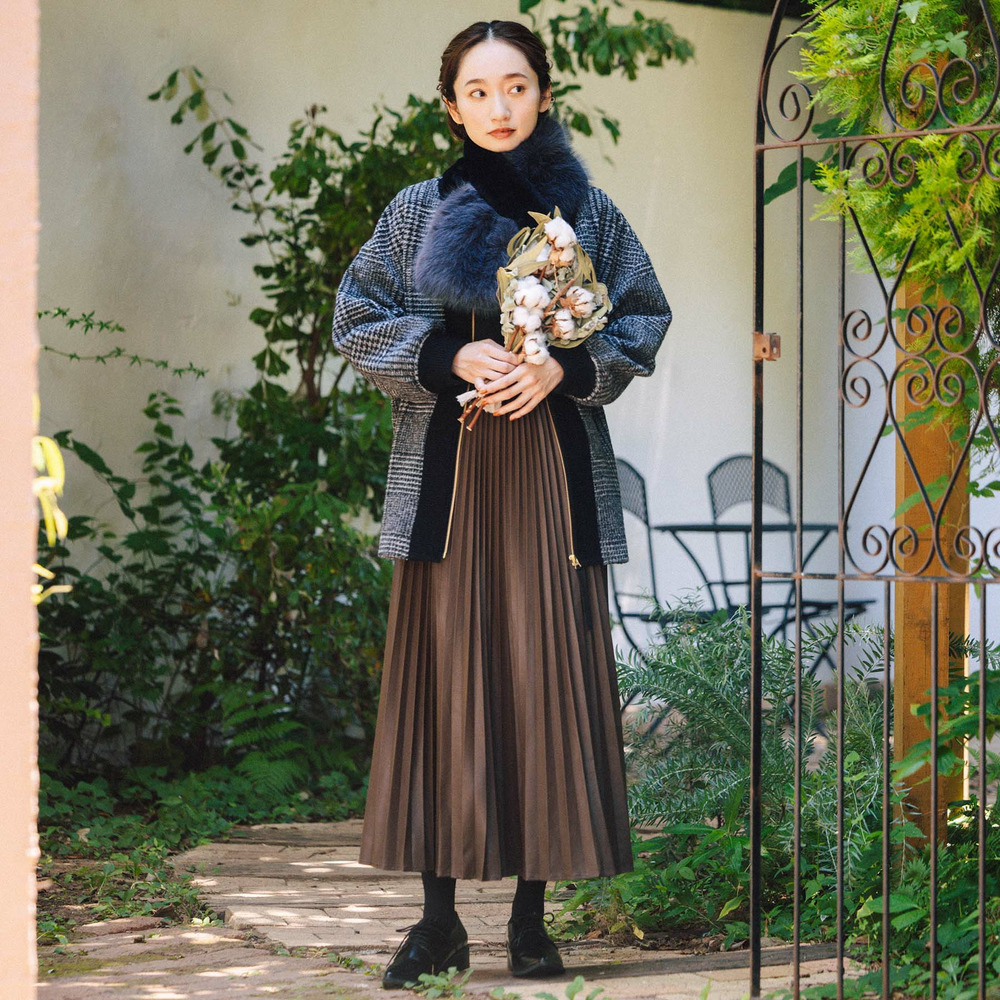 21号(6L~) イタリアンエアリーリブデザインジップブルゾン5