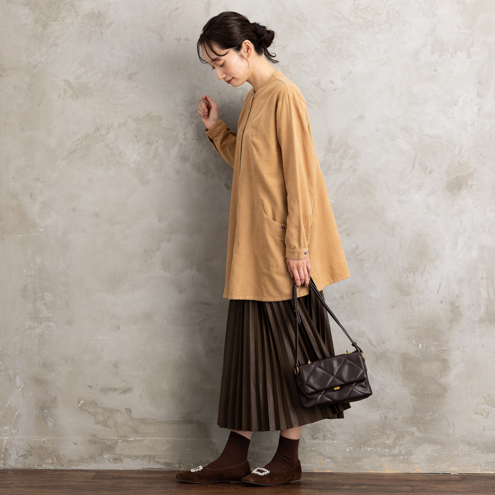 21号(6L~) レザーライクプリーツスカート17