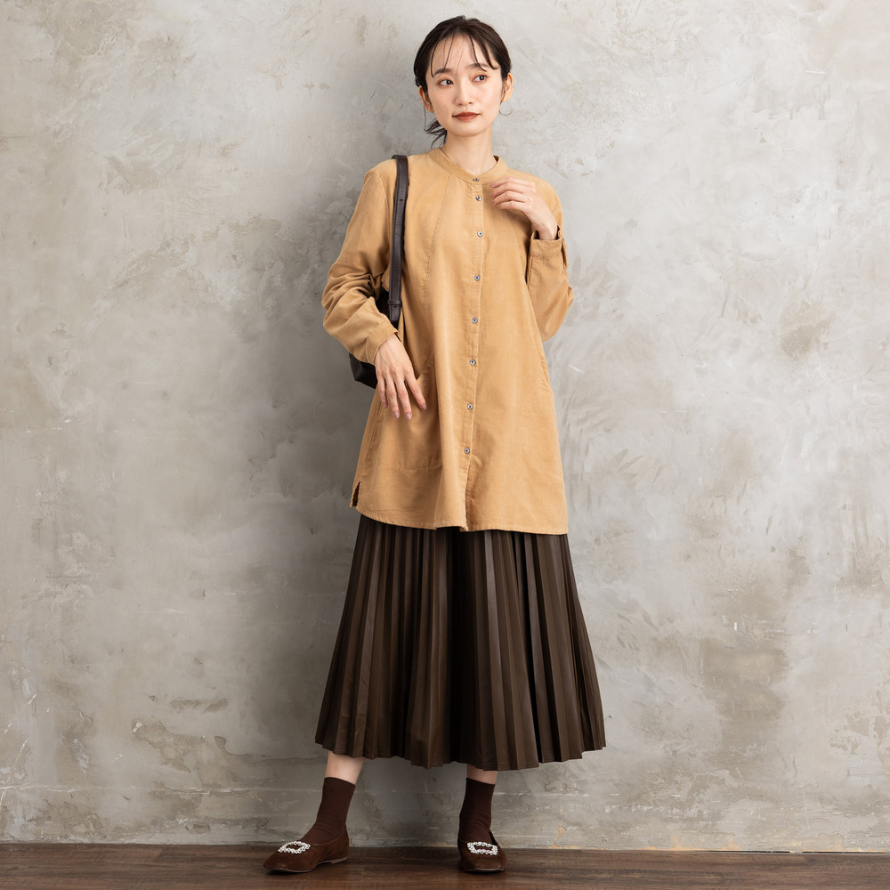 21号(6L~) レザーライクプリーツスカート18