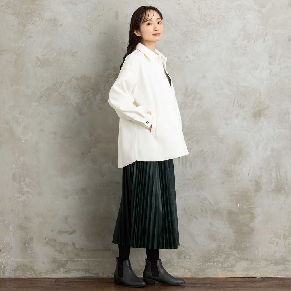 21号(6L~) レザーライクプリーツスカート27