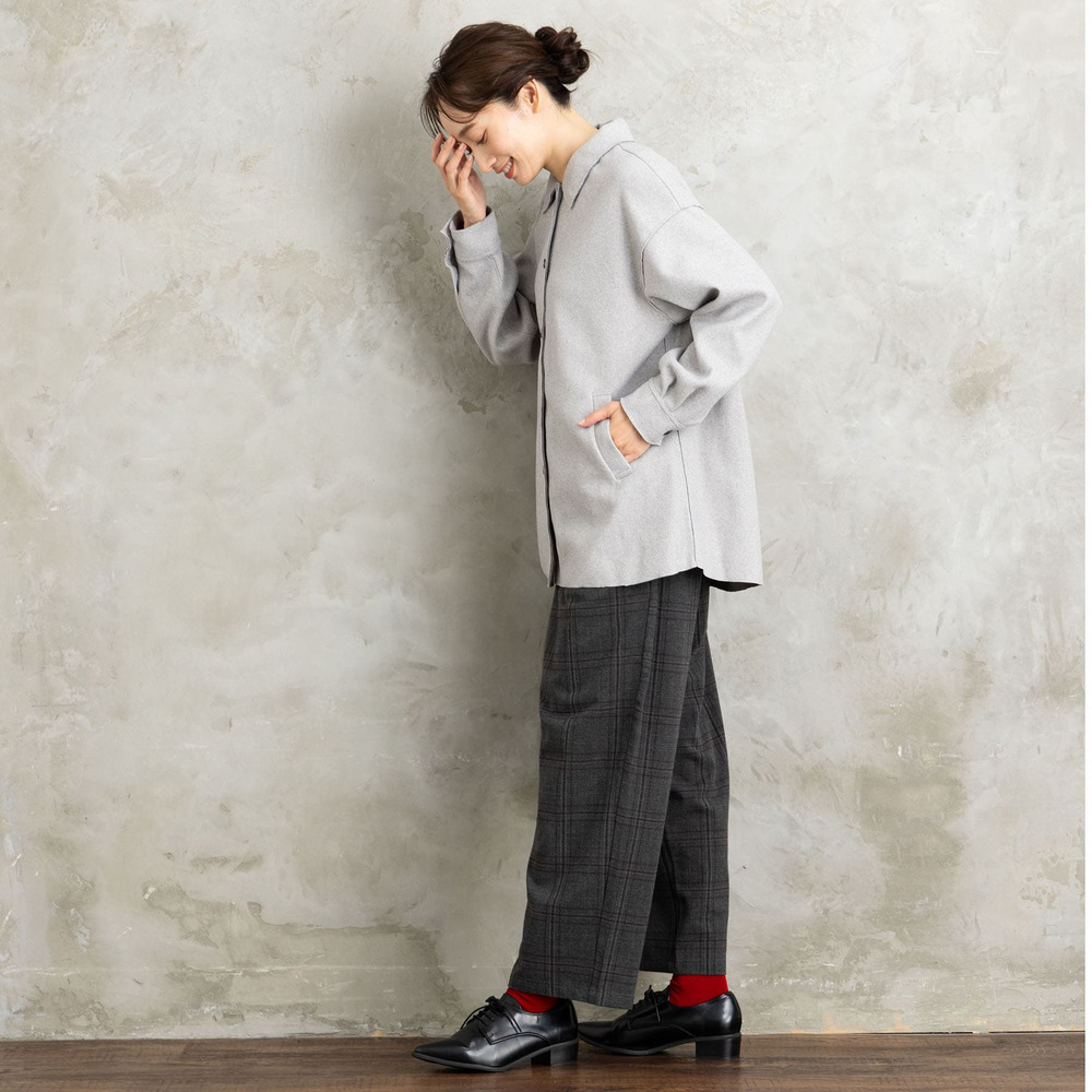 21号(6L~) 両面起毛セミワイドパンツ10