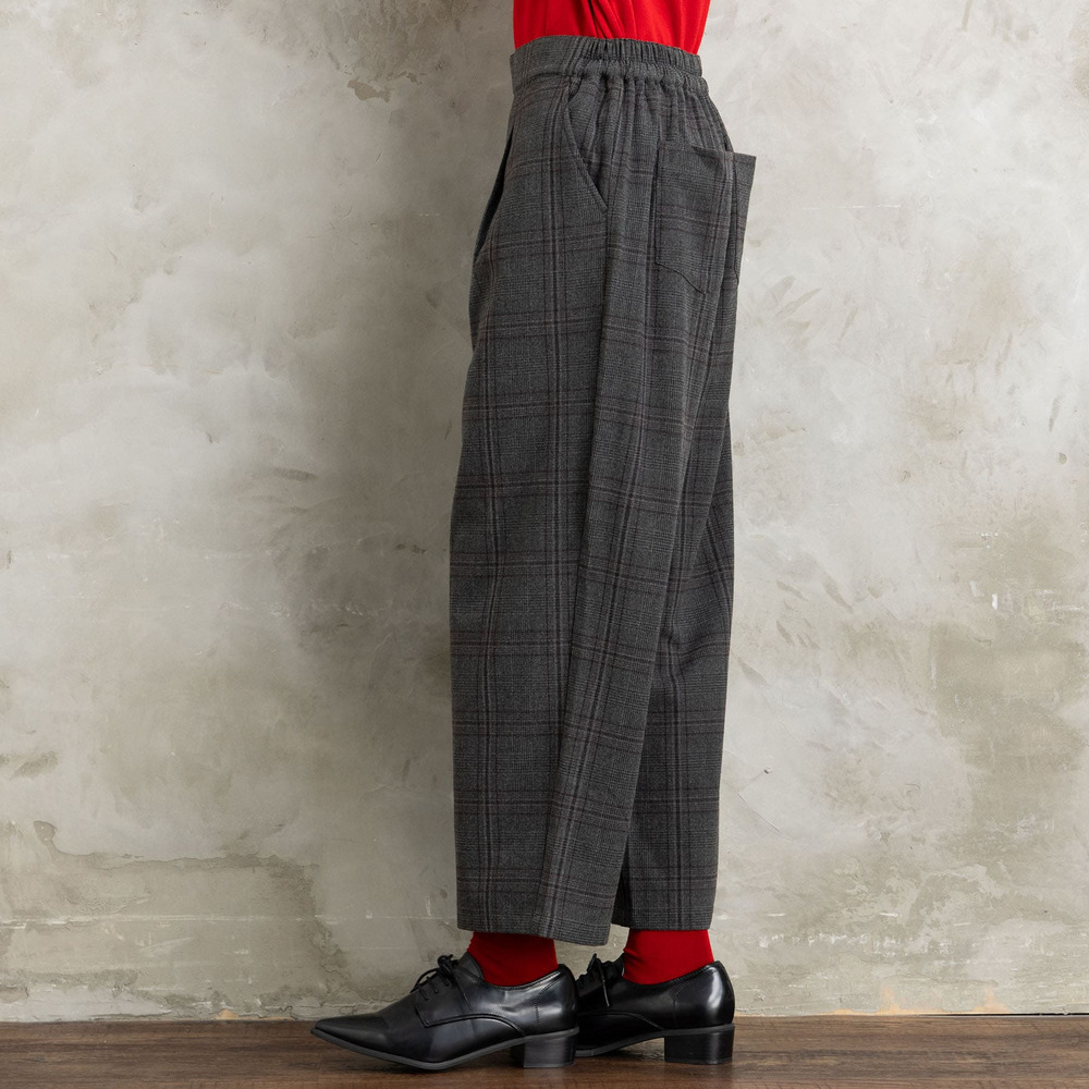 21号(6L~) 両面起毛セミワイドパンツ23