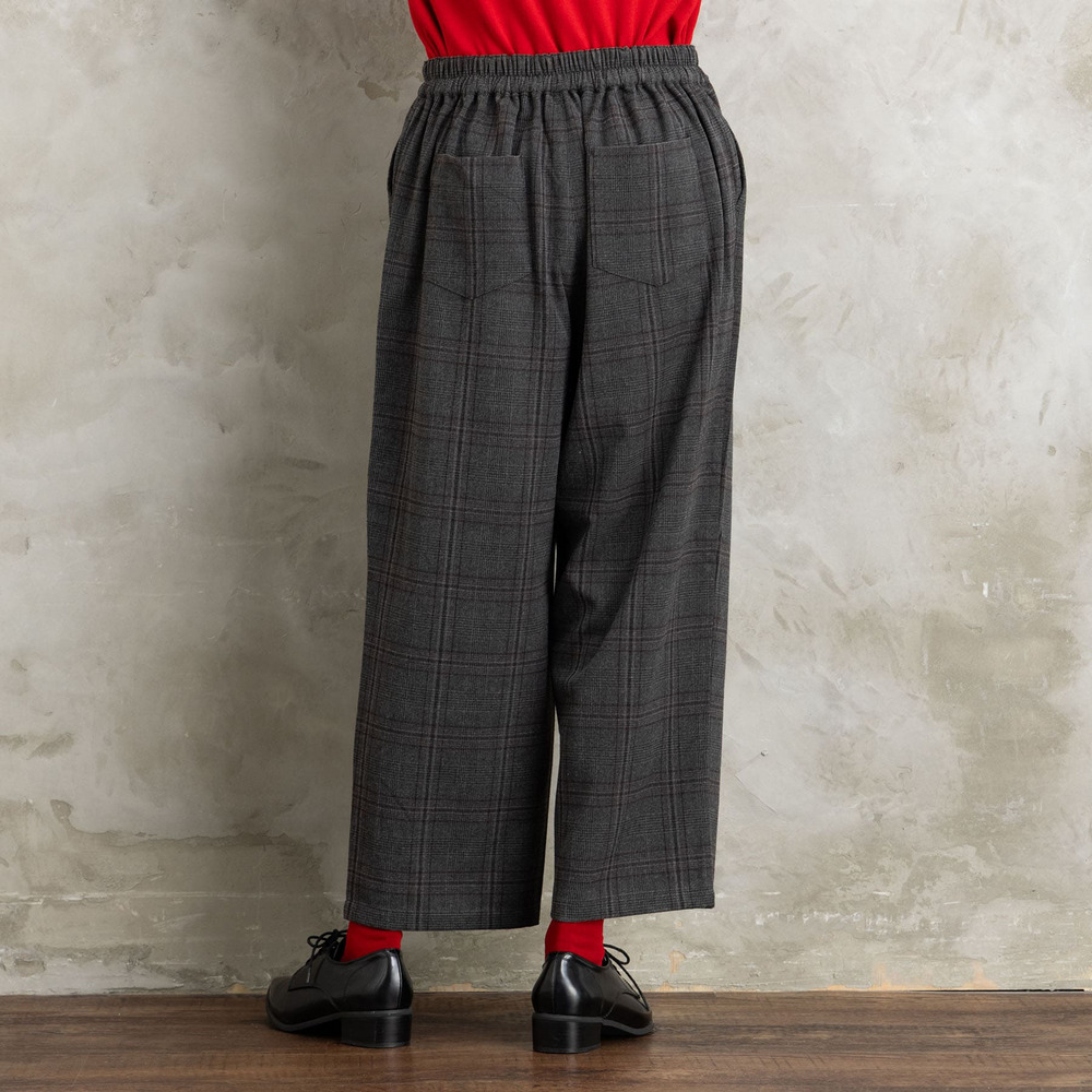 21号(6L~) 両面起毛セミワイドパンツ24