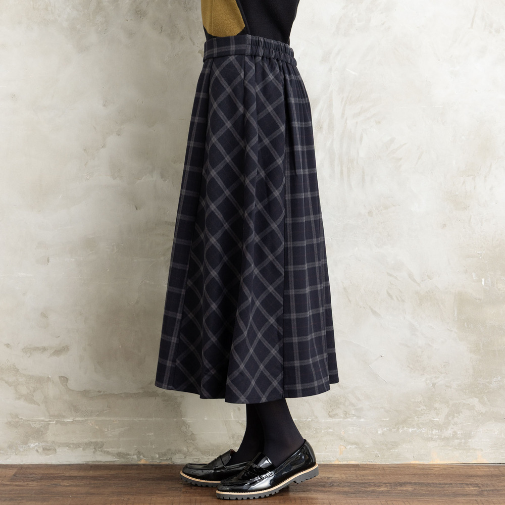 21号(6L~) 両面起毛チェックスカート10