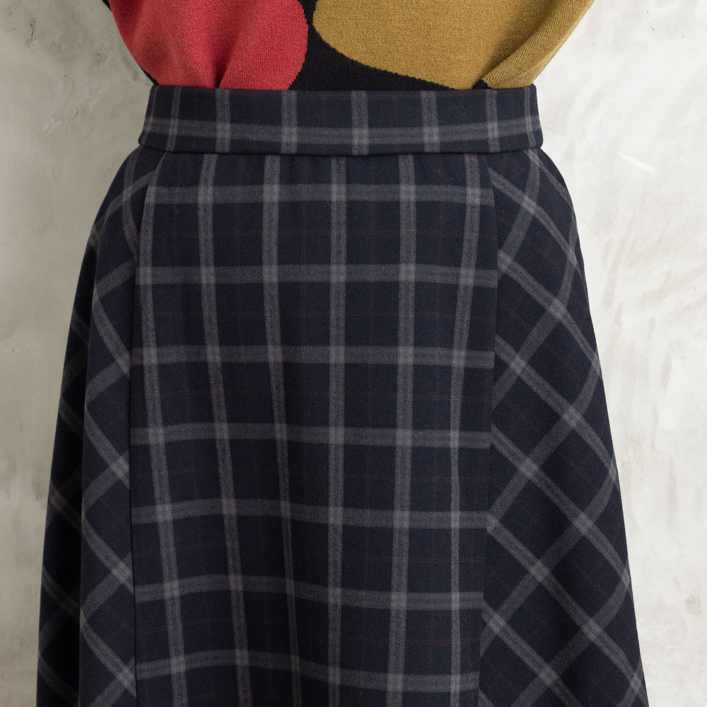 21号(6L~) 両面起毛チェックスカート12