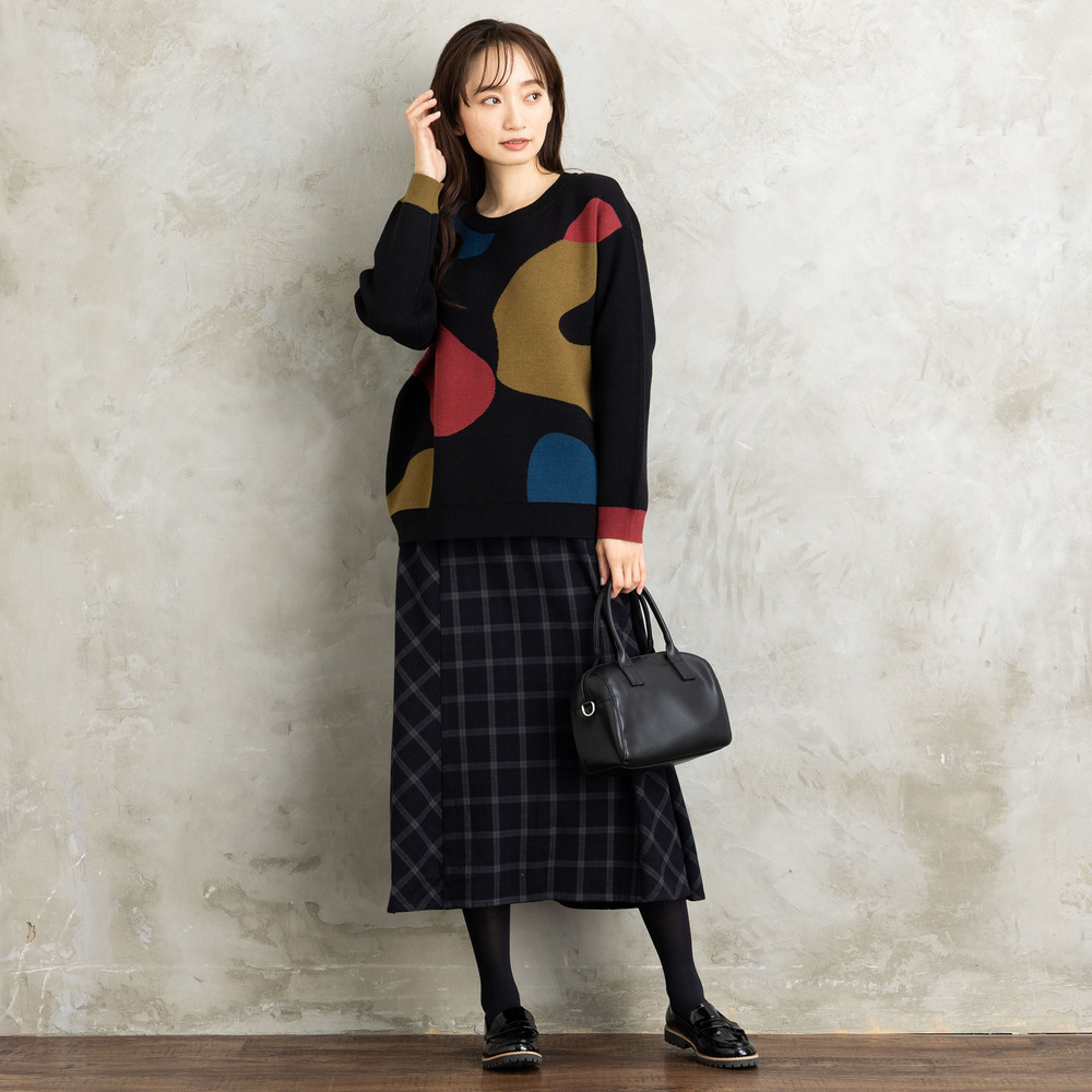 21号(6L~) 両面起毛チェックスカート7