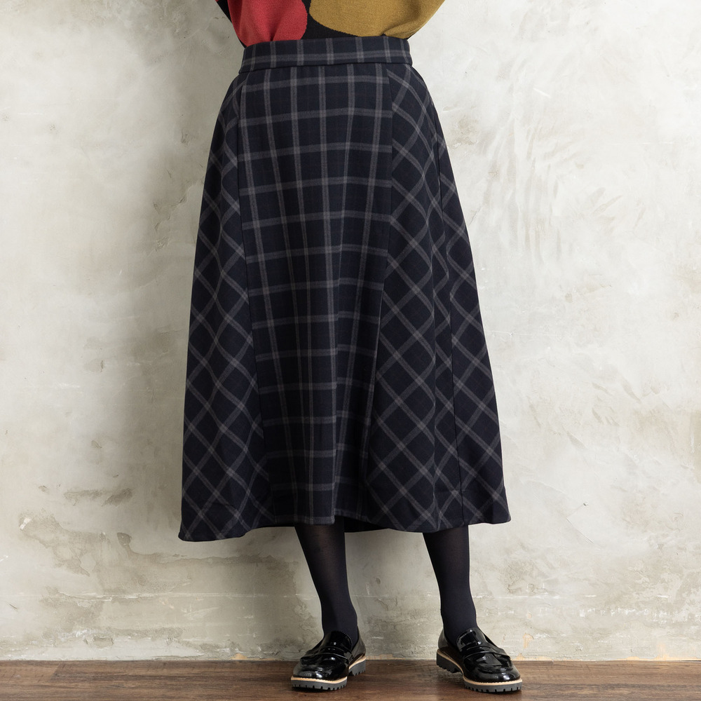 21号(6L~) 両面起毛チェックスカート9