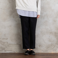 21号(6L～) トロピカルウールセンタープレステーパードパンツ