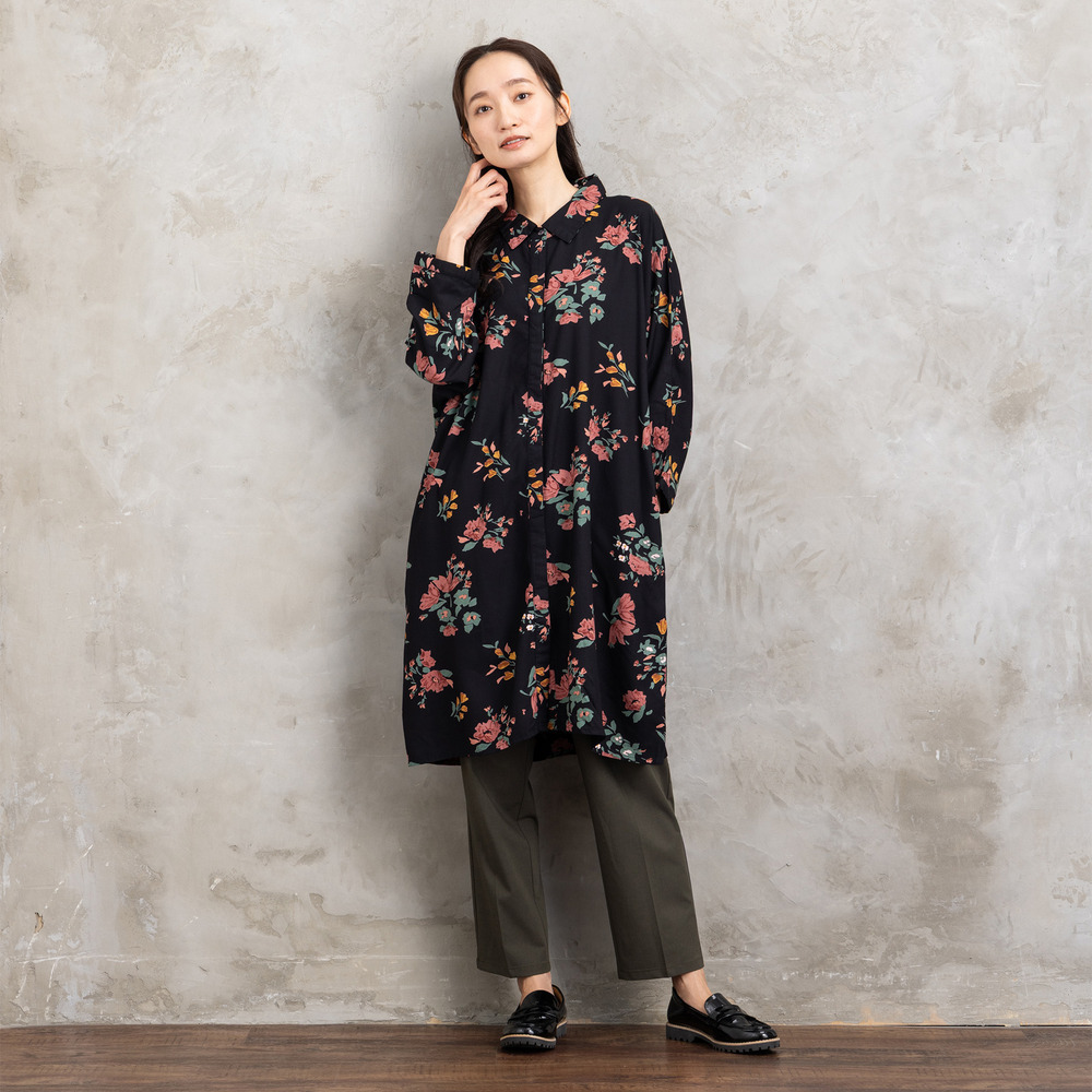 21号(6L~) トロピカルウールセンタープレステーパードパンツ10