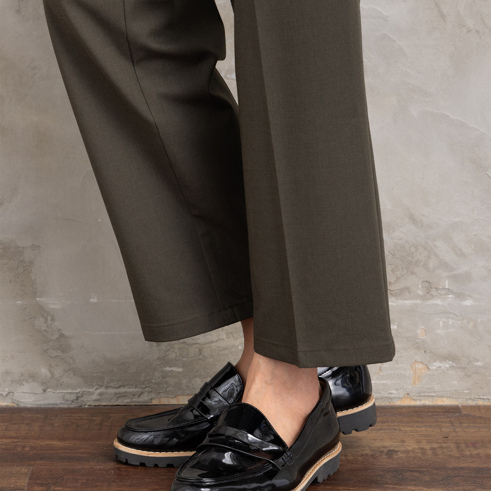 21号(6L~) トロピカルウールセンタープレステーパードパンツ18