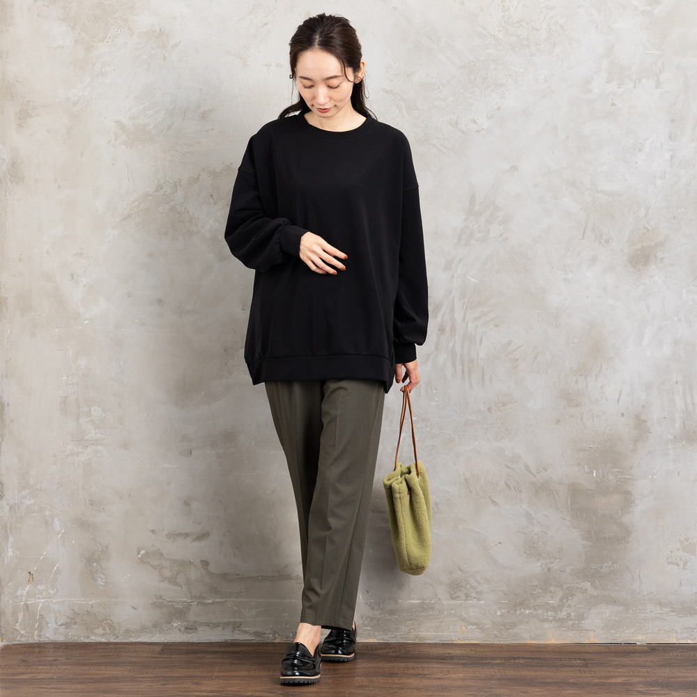 21号(6L~) トロピカルウールセンタープレステーパードパンツ9