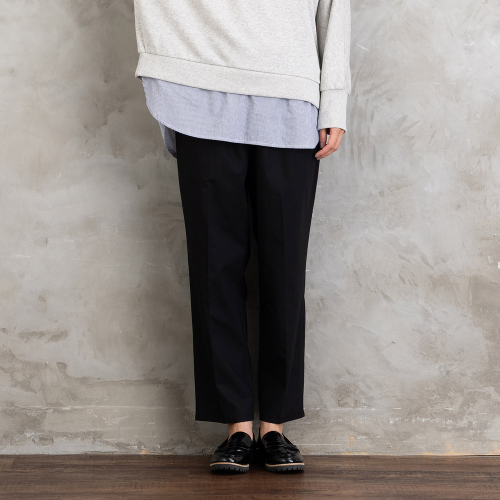 21号(6L~) トロピカルウールセンタープレステーパードパンツ1