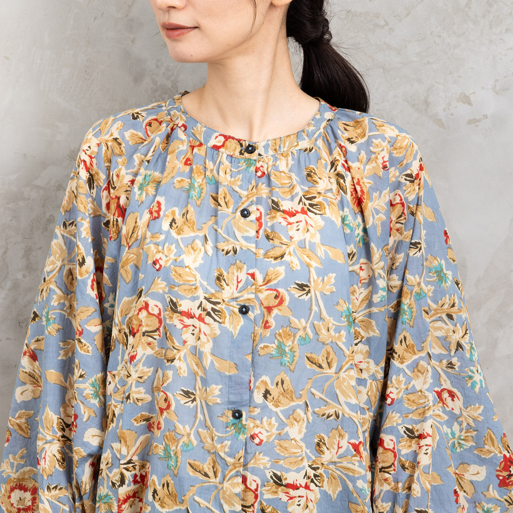 21号(6L~) フラワープリントバルーンブラウス13