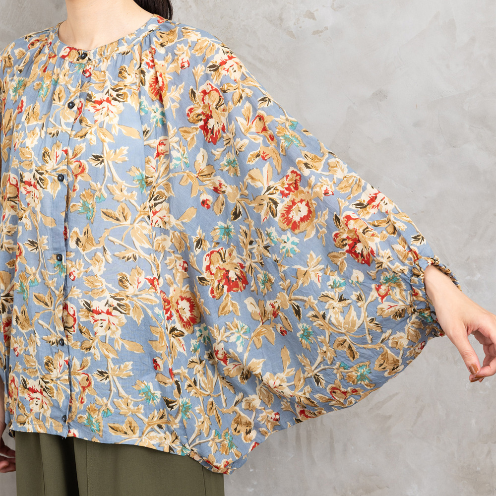 21号(6L~) フラワープリントバルーンブラウス14