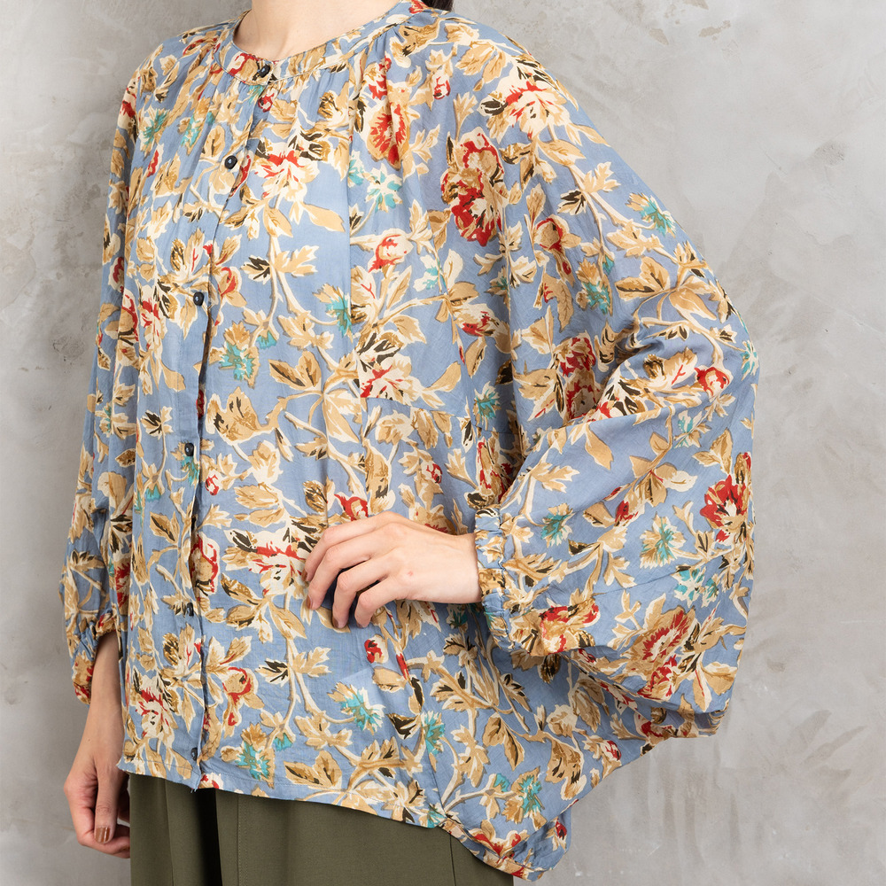 21号(6L~) フラワープリントバルーンブラウス15