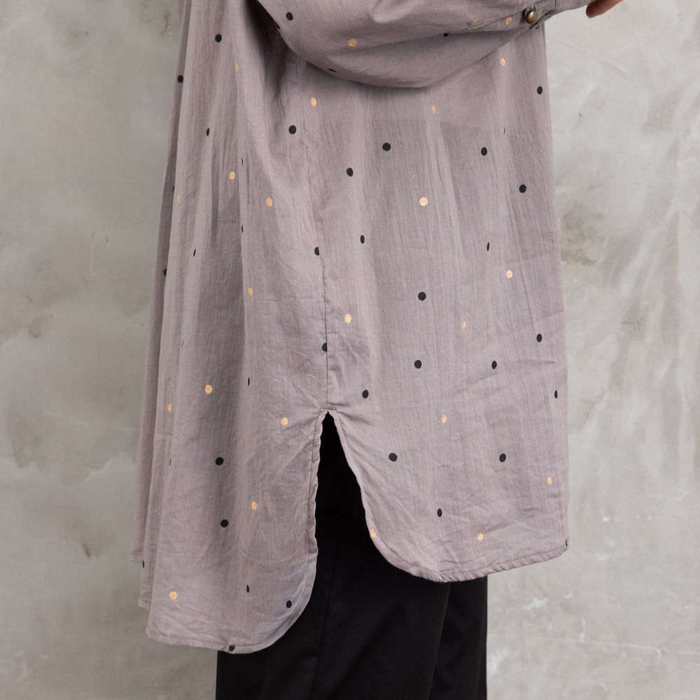 21号(6L~) ホイルドットプリントシャツ15