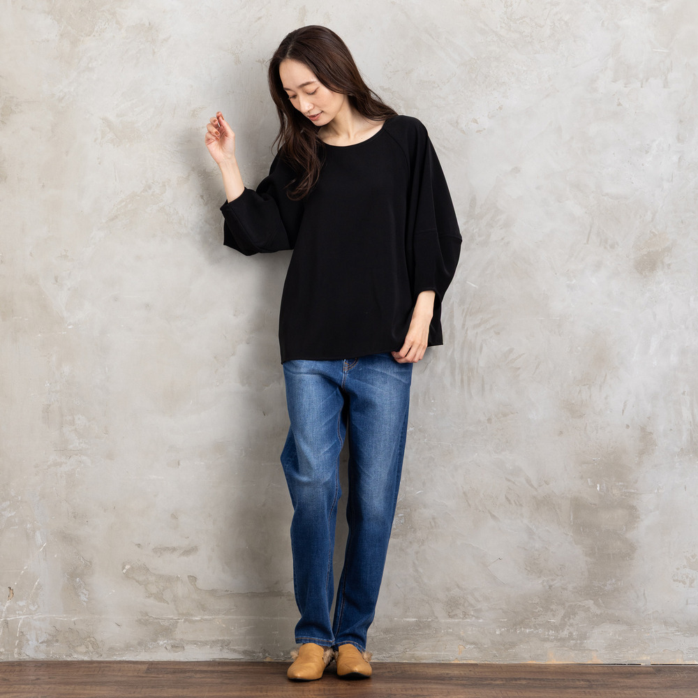 21号(6L~) ダブルバックサテンブラウス3