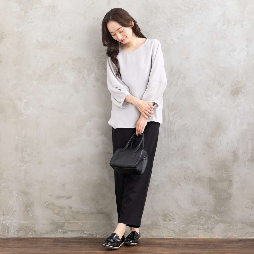 21号(6L~) ダブルバックサテンブラウス4