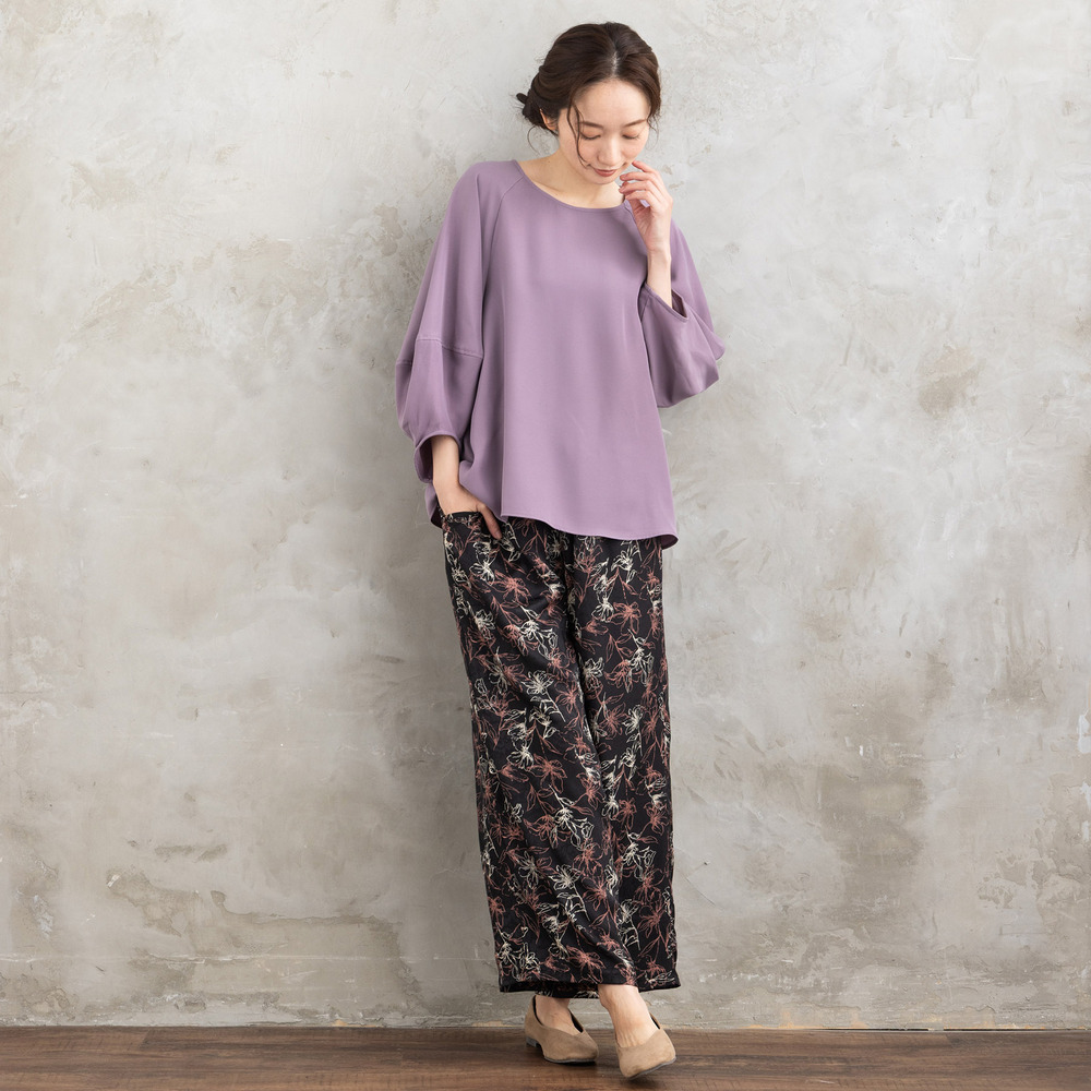 21号(6L~) ダブルバックサテンブラウス6