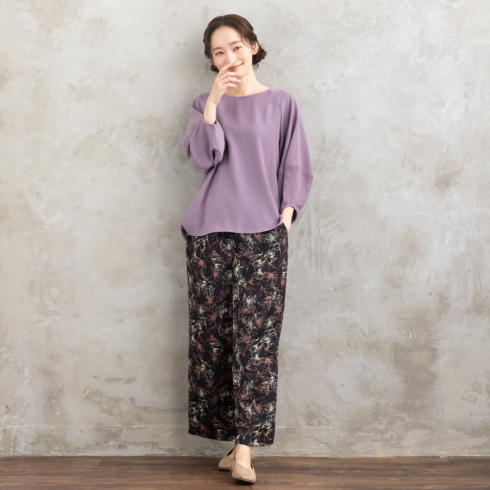 21号(6L~) ダブルバックサテンブラウス7