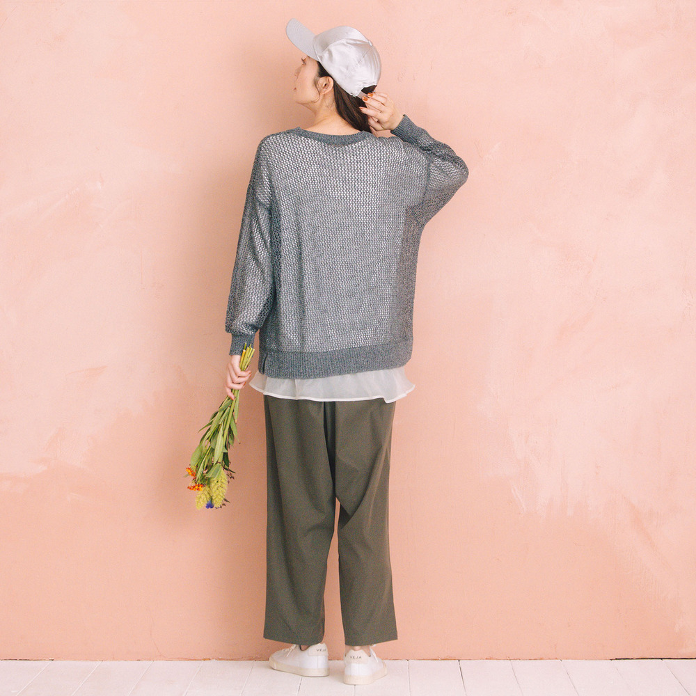 21号(6L~) 【撥水・COOL】ストレートタックパンツ6