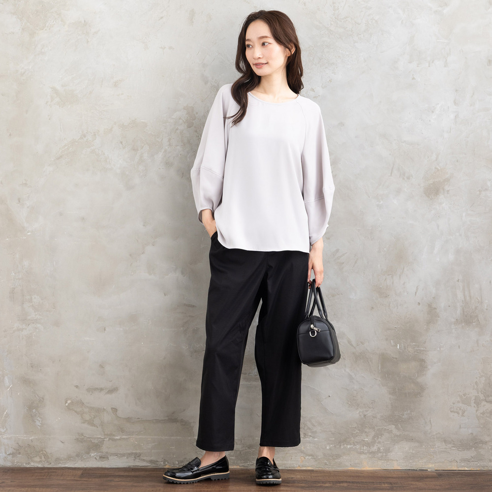 21号(6L~) 【撥水・COOL】ストレートタックパンツ9