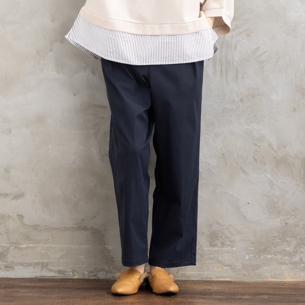 21号(6L~) 【撥水・COOL】ストレートタックパンツ1