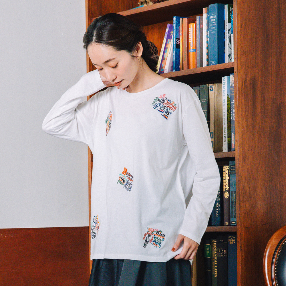 21号(6L~) シカゴワッペンエンブロイダリーロンT1