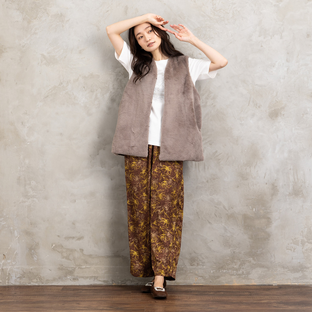 21号(6L~) フラワーエンブレム刺繍Tシャツ16