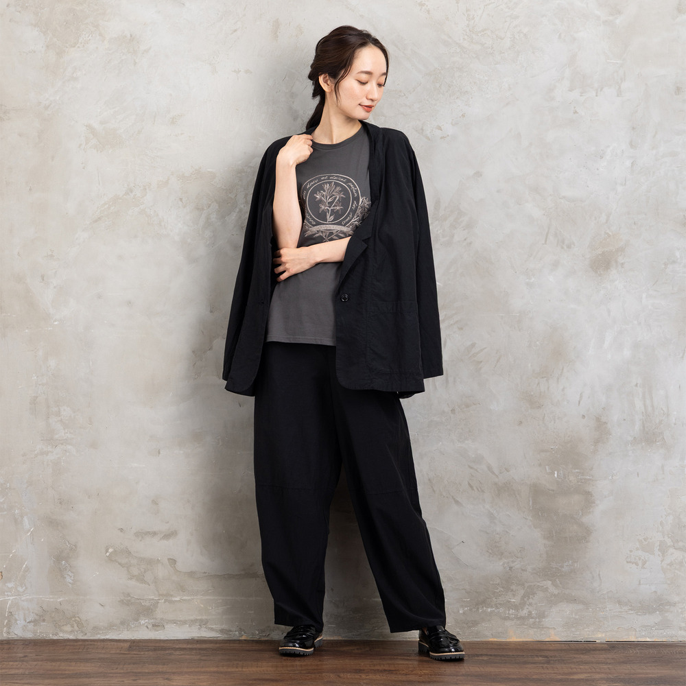 21号(6L~) フラワーエンブレム刺繍Tシャツ8