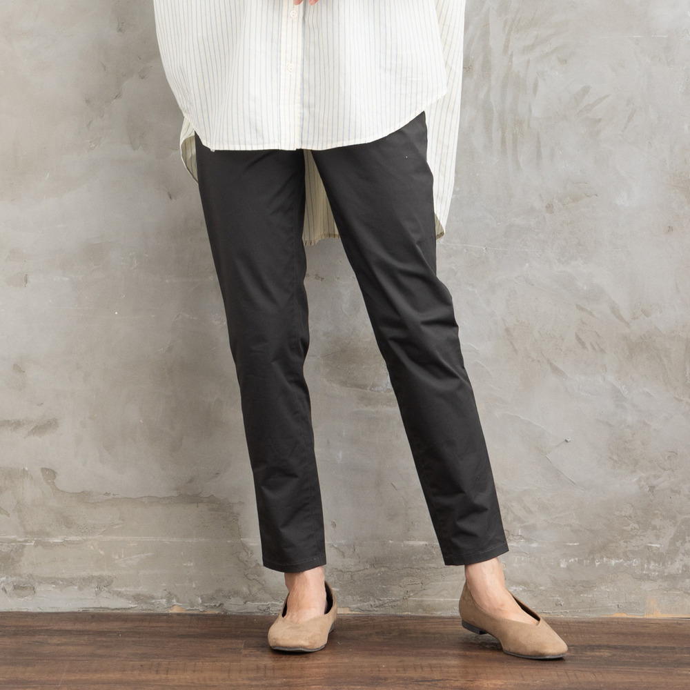 21号(6L～) コットンストレッチテーパードパンツ