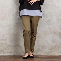 21号(6L～) コットンストレッチテーパードパンツ